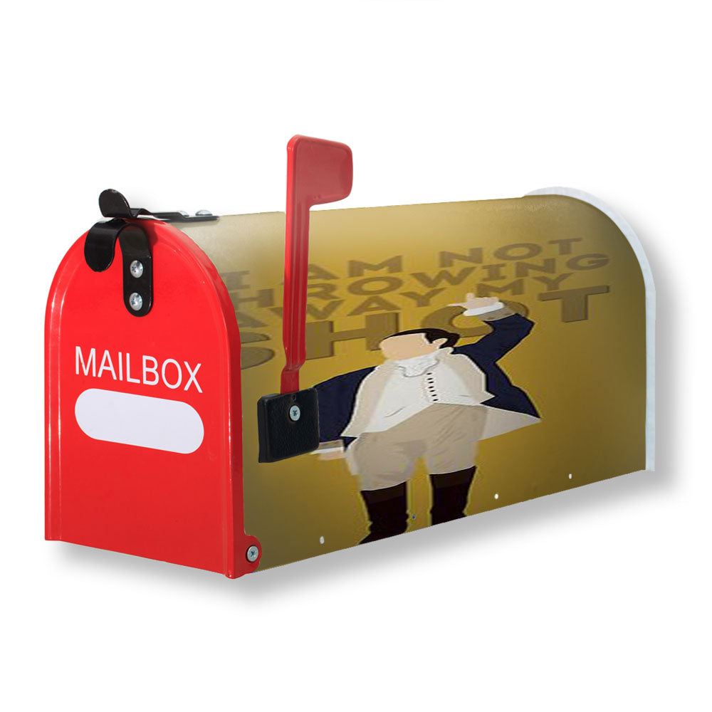 Hamilton I Am Not Throwing Away My Shot Magnetic Mailbox Cover - 18.0" x 21.0"