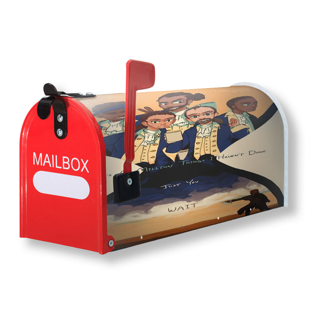 Hamilton Musical Theres A Million Thing I Haven'T Done Magnetic Mailbox Cover - 18.0" x 21.0"