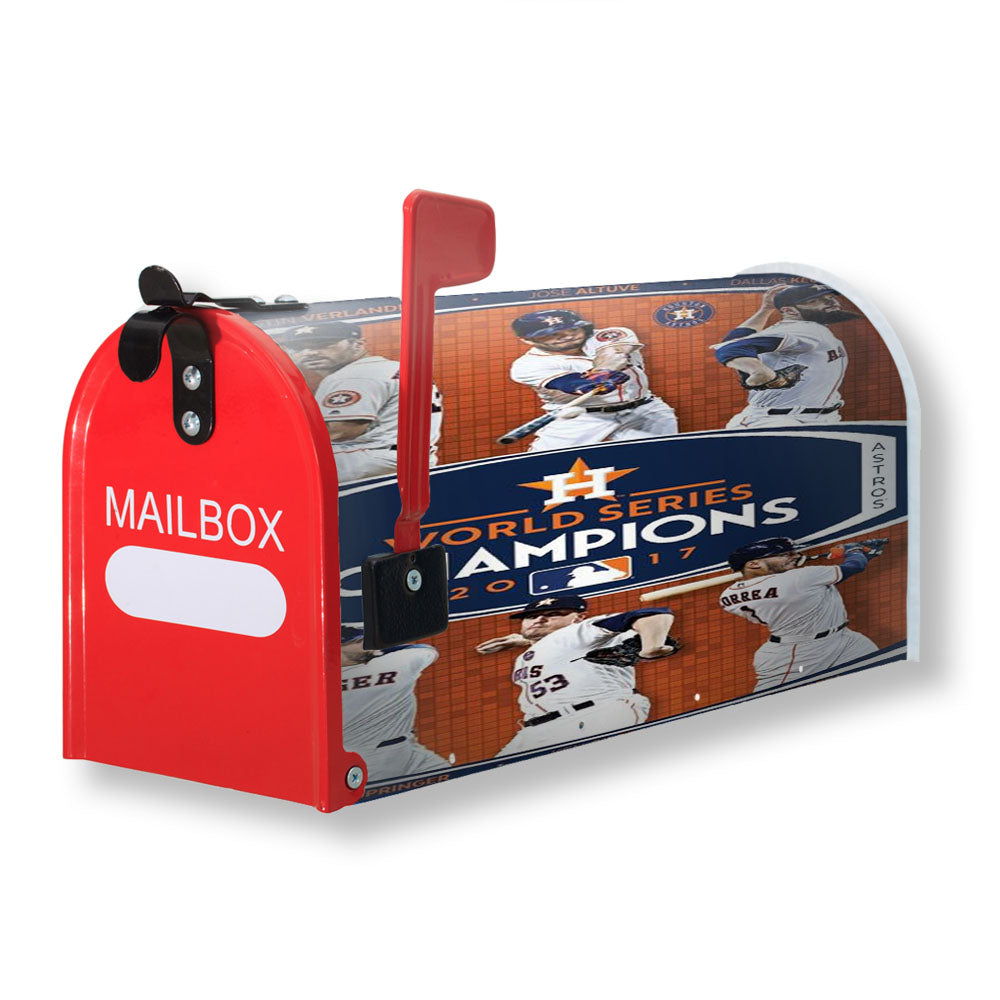 Houston Astros 2017 World Series Champions Magnetic Mailbox Cover - 18.0" x 21.0"