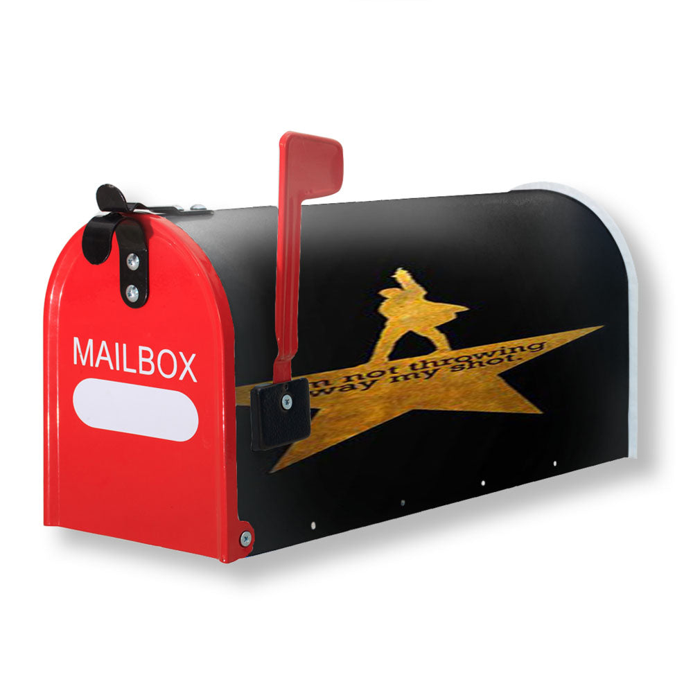 I Am Not Throwing Away My Shot Hamilton Magnetic Mailbox Cover - 18.0" x 21.0"