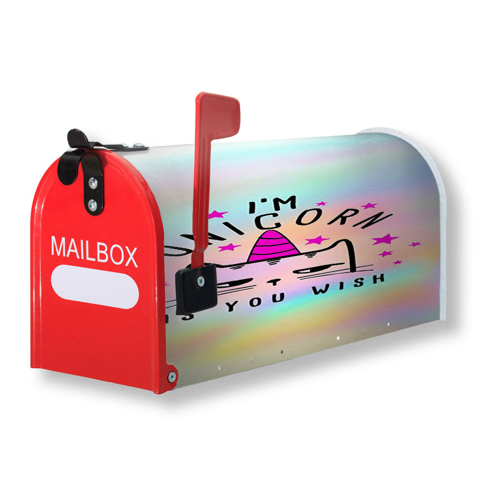 I'M Unicorn As You Wish Magnetic Mailbox Cover - 18.0" x 21.0"