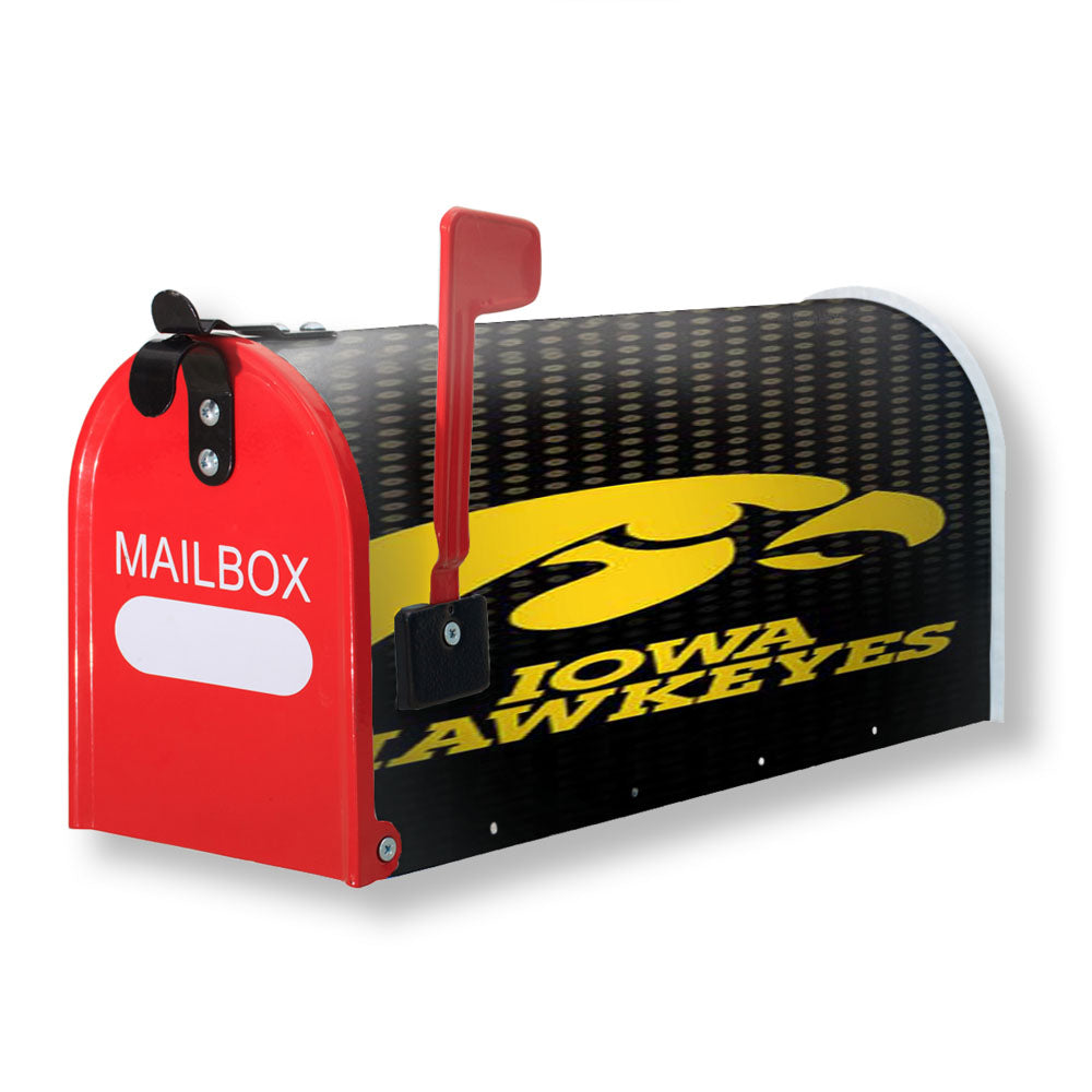 Iowa Hawkeyes Logo Dots Magnetic Mailbox Cover - 18.0" x 21.0"