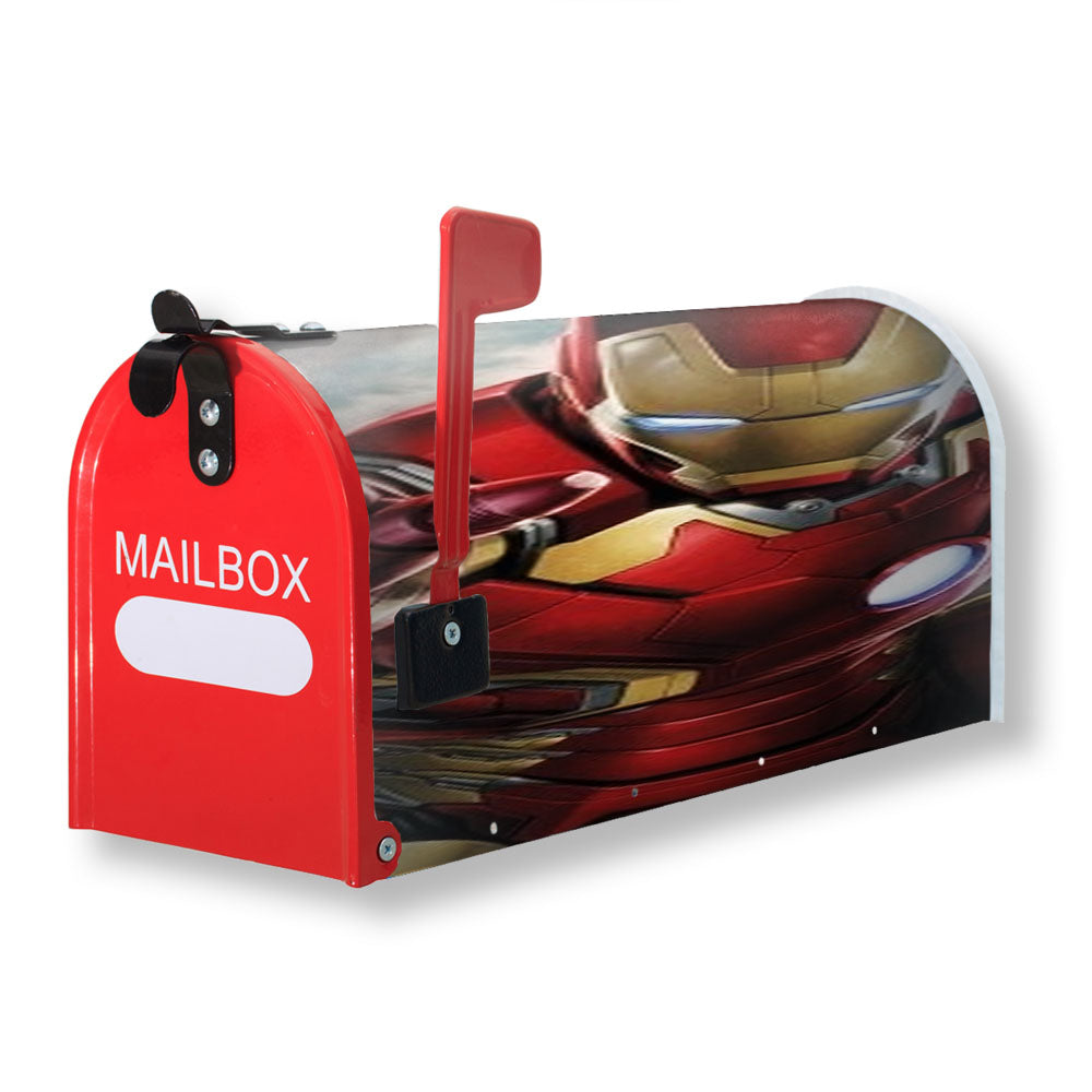 Iron Man Avengers Wallpaper Magnetic Mailbox Cover - 18.0" x 21.0"