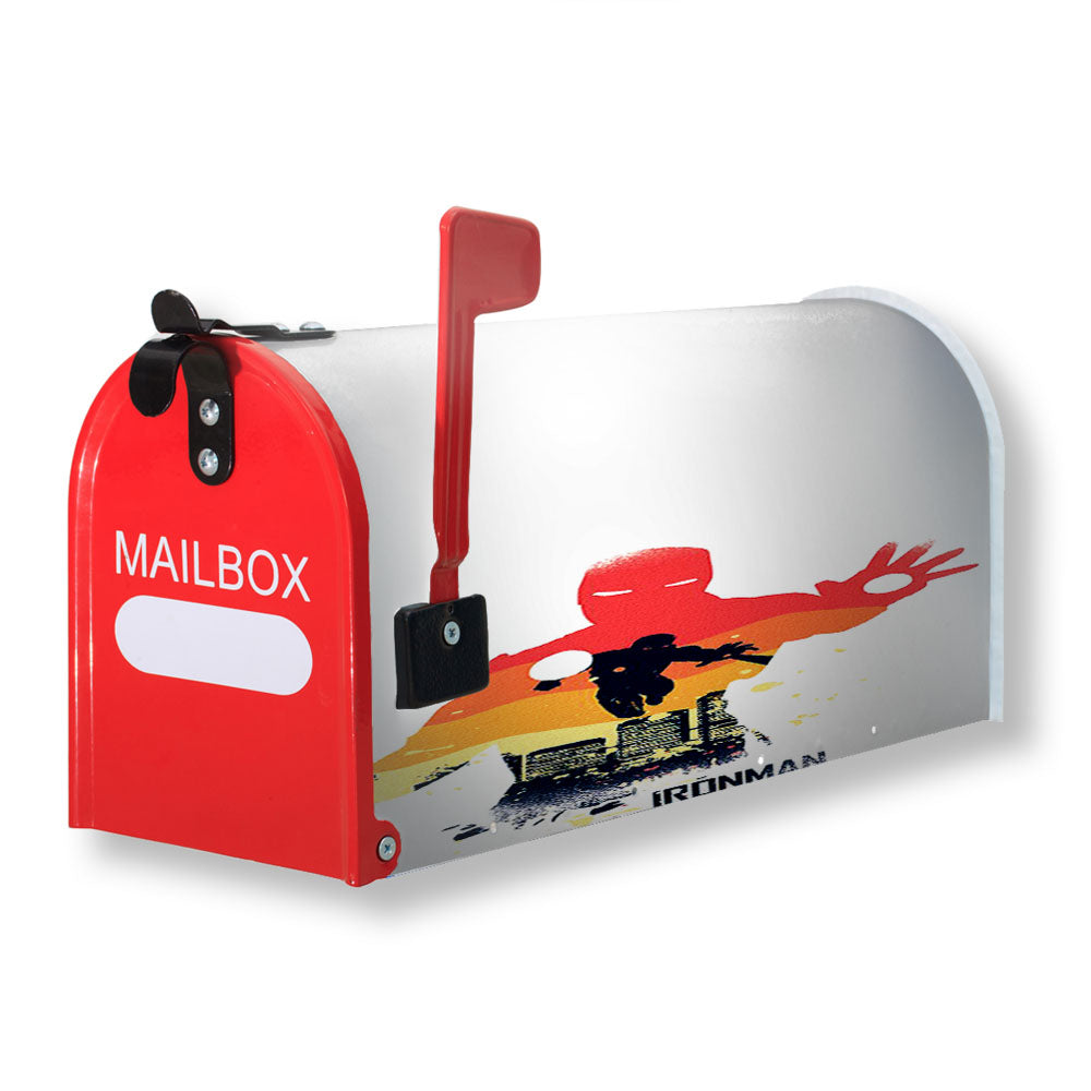 Ironman Silhouette Color Magnetic Mailbox Cover - 18.0" x 21.0"