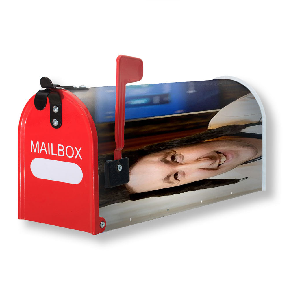 Ivan Borislavov Ivanov Mind Control Brush Paint Magnetic Mailbox Cover - 18.0" x 21.0"