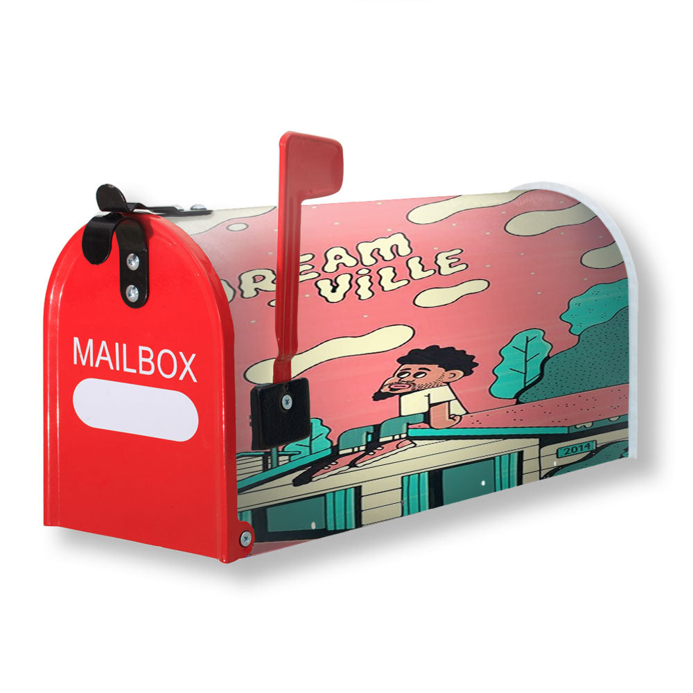 J Cole Dream Ville Magnetic Mailbox Cover - 18.0" x 21.0"
