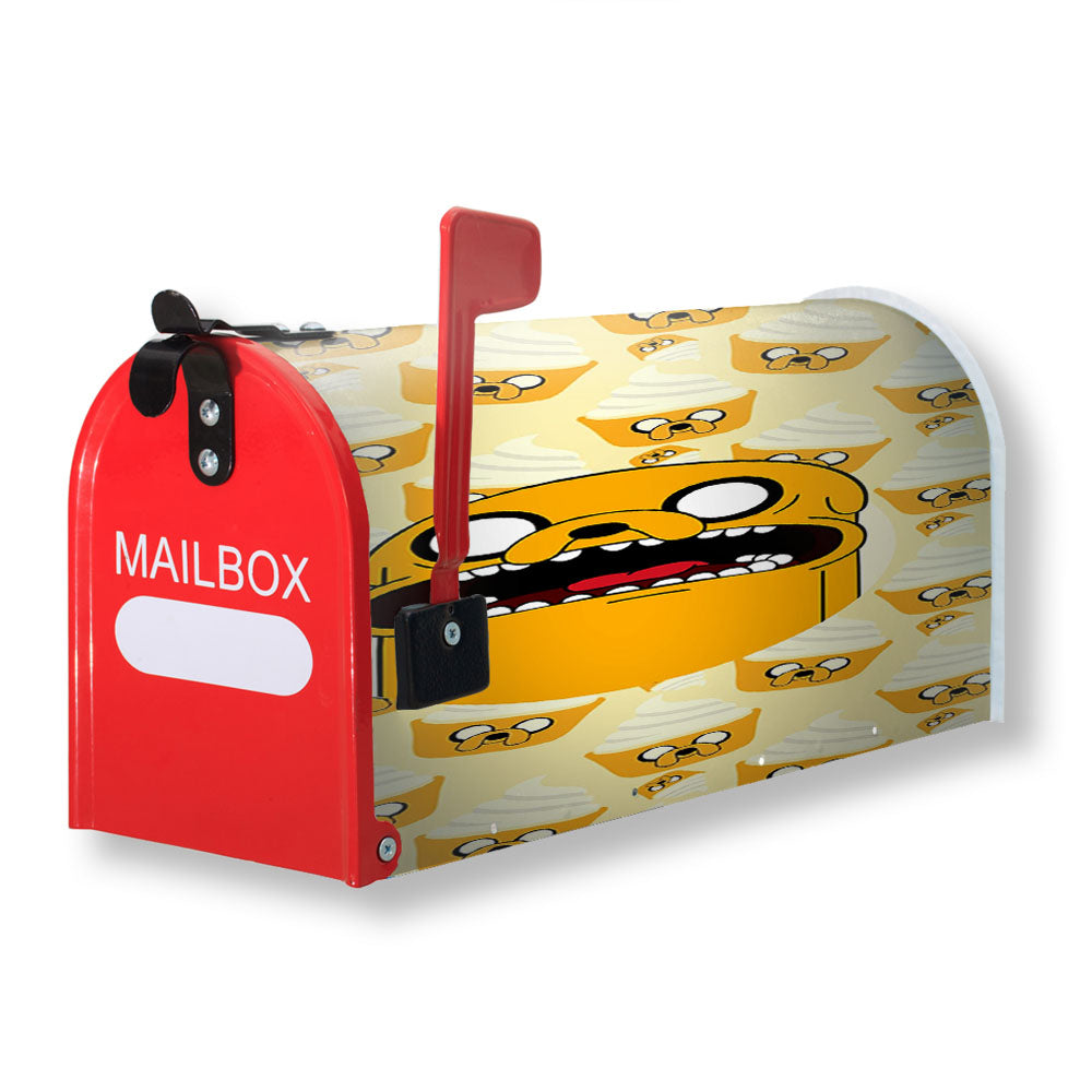 Jake Adventure Time Doodle Ice Cream Magnetic Mailbox Cover - 18.0" x 21.0"
