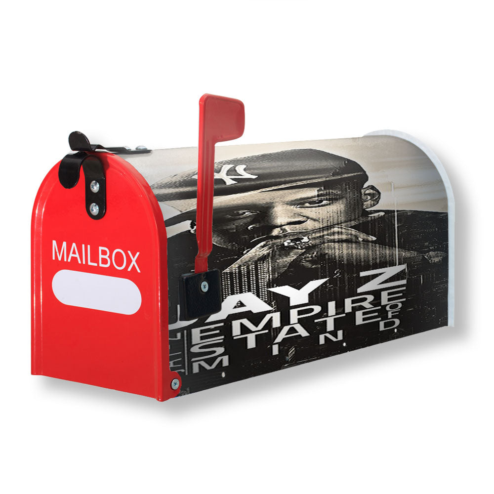 Jay Z Hip Hop Empire State Mind Magnetic Mailbox Cover - 18.0" x 21.0"