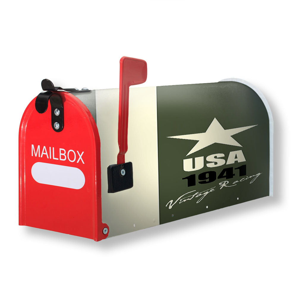 Jeep 1941 Vintage Racing Magnetic Mailbox Cover - 18.0" x 21.0"