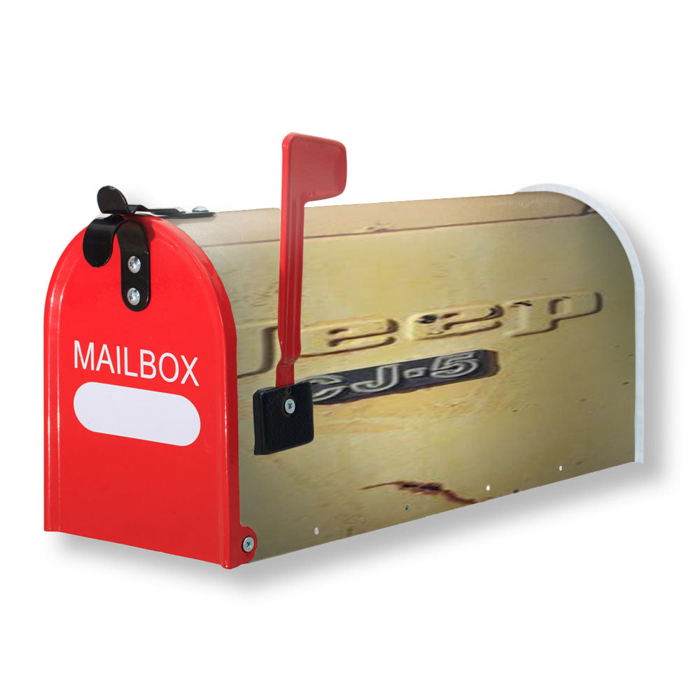 Jeep Cj5 Logo Magnetic Mailbox Cover - 18.0" x 21.0"