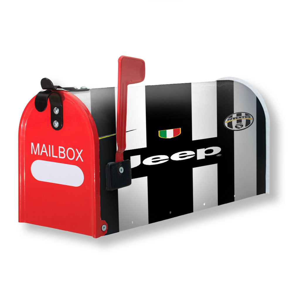 Jeep Juventus Jersey Uniform 2 Magnetic Mailbox Cover - 18.0" x 21.0"
