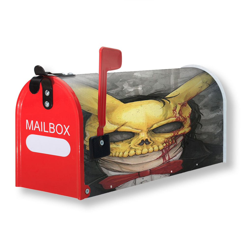 Jeff The Killer Pikachu Magnetic Mailbox Cover - 18.0" x 21.0"