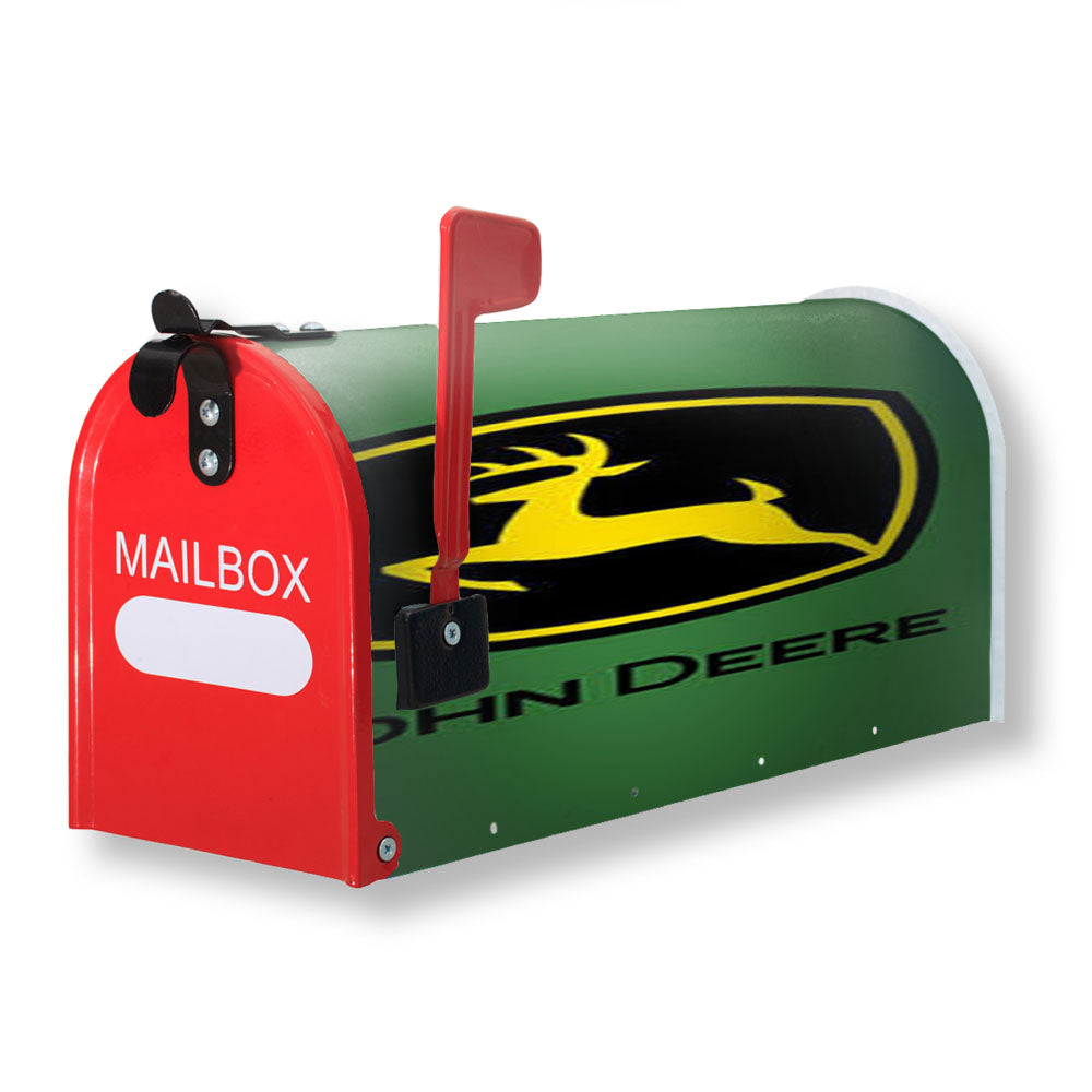 John Deere Minimalist Logo Magnetic Mailbox Cover - 18.0" x 21.0"