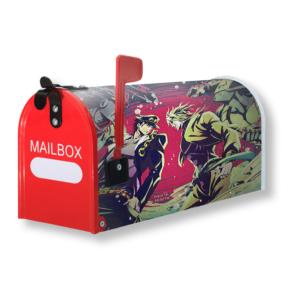 Jojo S Bizarre Adventure Stardust Crusaders Magnetic Mailbox Cover - 18.0" x 21.0"