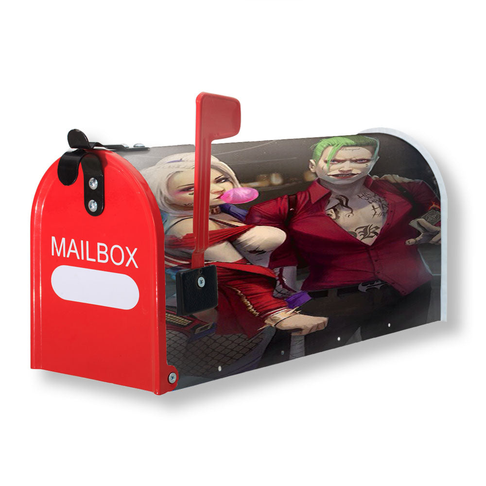 Joker And Harley Quinn Magnetic Mailbox Cover - 18.0" x 21.0"