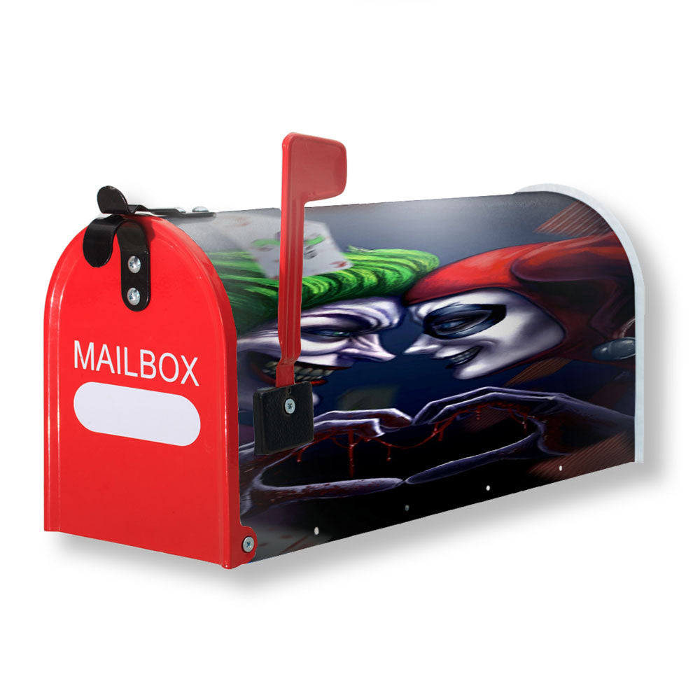 Joker Harley Quinn Smile Magnetic Mailbox Cover - 18.0" x 21.0"