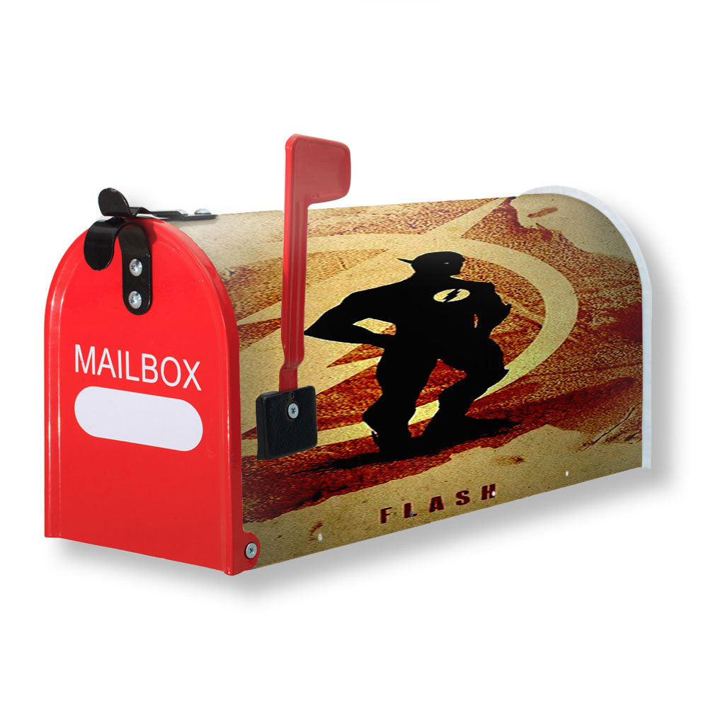Justice League Silhouette Posters Flash Magnetic Mailbox Cover - 18.0" x 21.0"