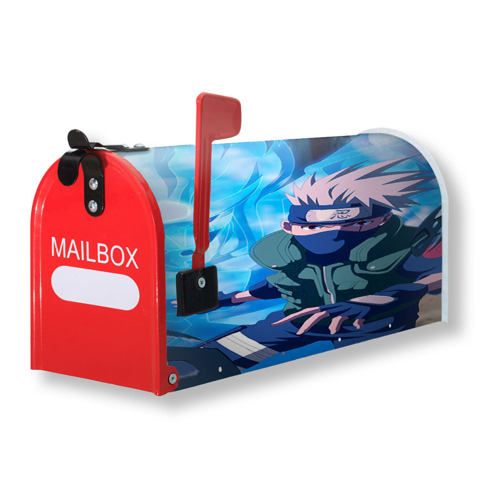 Kakashi Blue Susanoo Wallpaper Magnetic Mailbox Cover - 18.0" x 21.0"