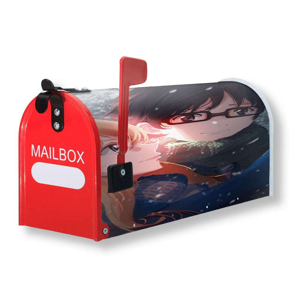 Kaori Miyazono And Kousei Arima Magnetic Mailbox Cover - 18.0" x 21.0"