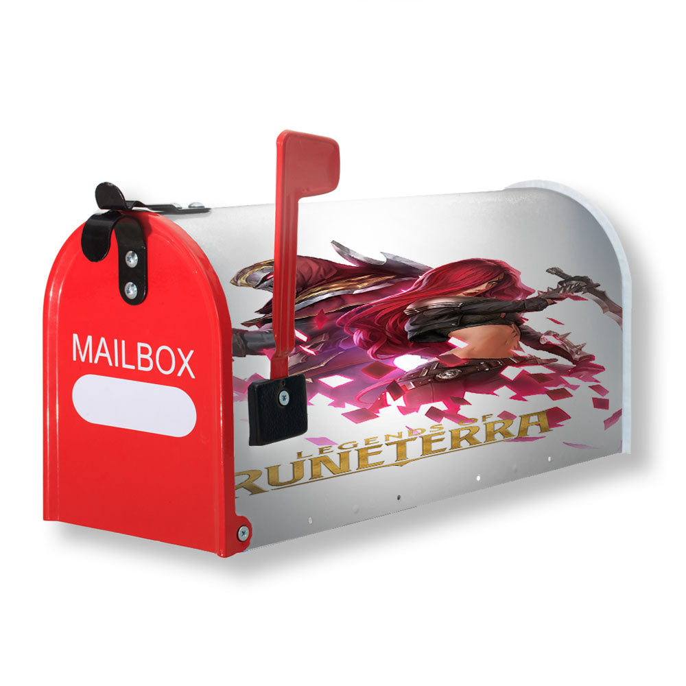 Katarina Zed Lol Legends Of Runeterra Magnetic Mailbox Cover - 18.0" x 21.0"