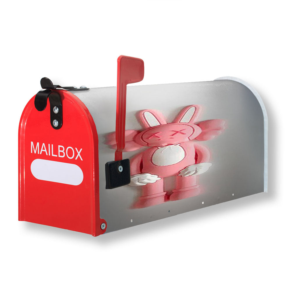 Kaws X Pink Rabbit Magnetic Mailbox Cover - 18.0" x 21.0"
