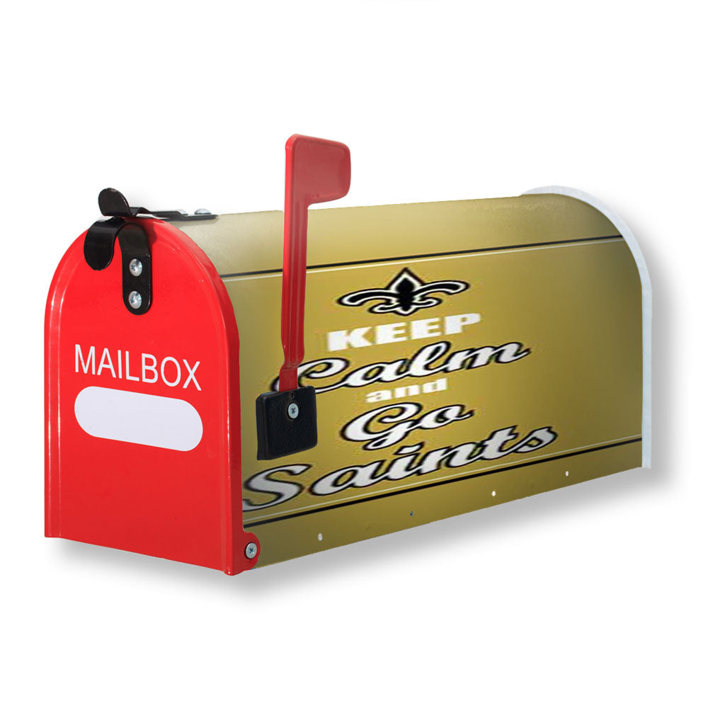 Keep Calm Go Saints Magnetic Mailbox Cover - 18.0" x 21.0"