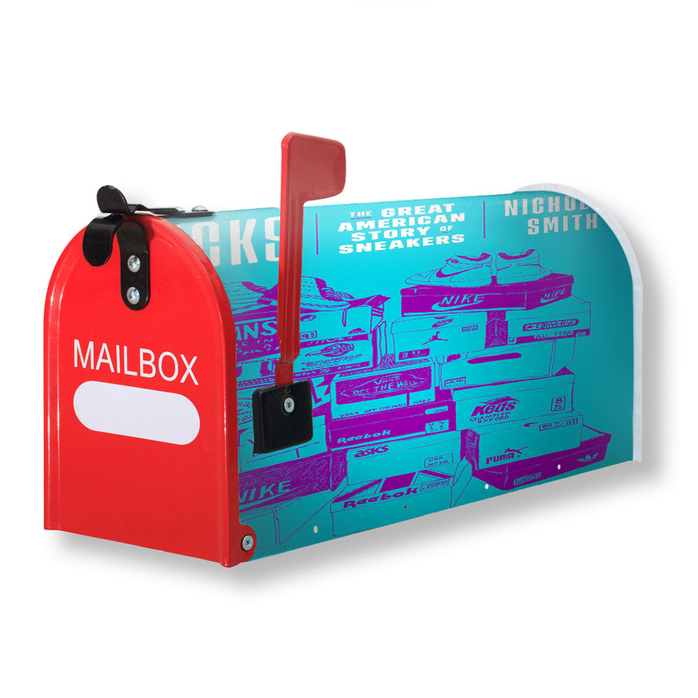 Kicks The Great American Story Of Sneakers Magnetic Mailbox Cover - 18.0" x 21.0"