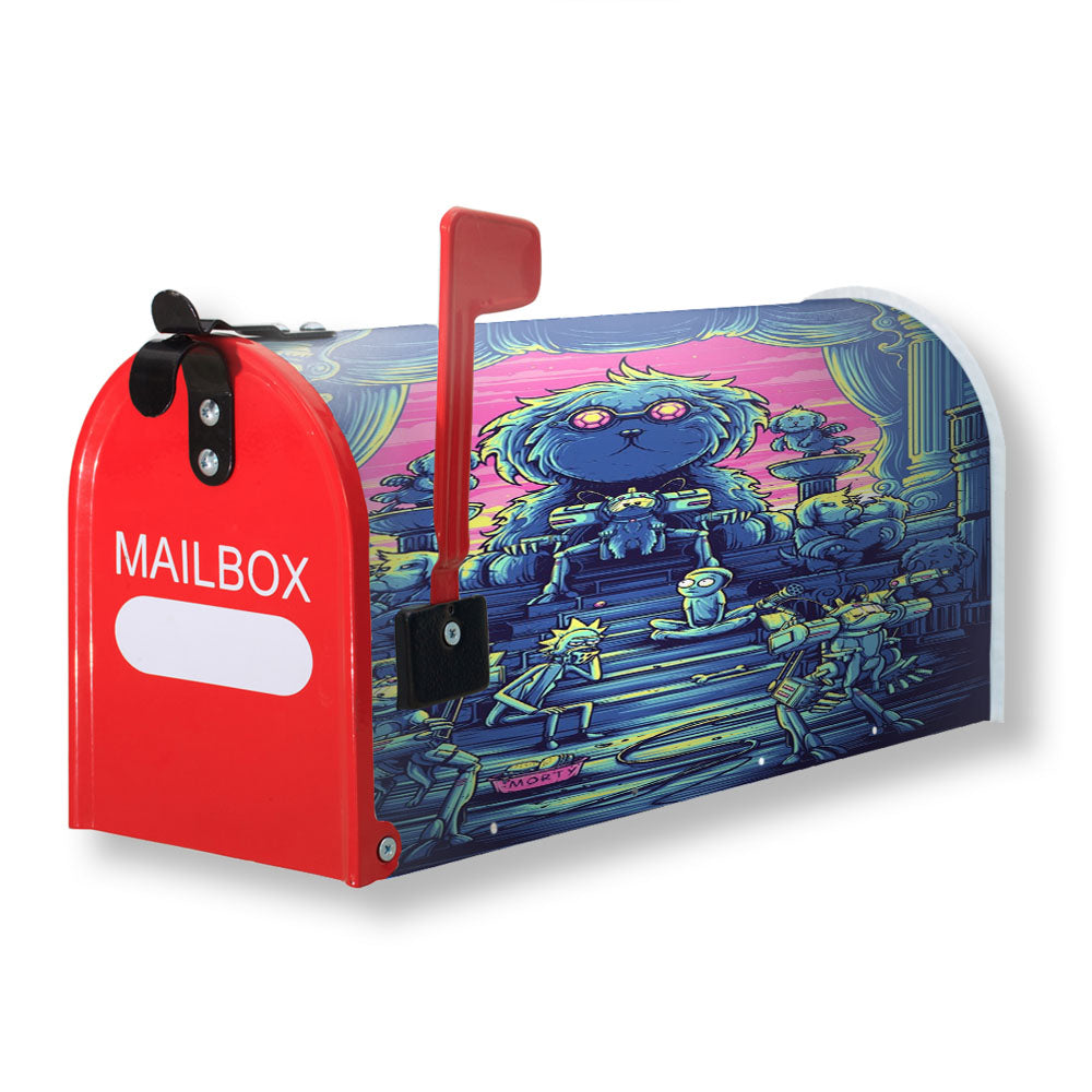 King Lawnmower Dog Rick And Morty Magnetic Mailbox Cover - 18.0" x 21.0"