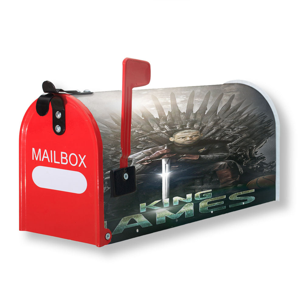 King Lebron James Game Of Thrones Nba Magnetic Mailbox Cover - 18.0" x 21.0"