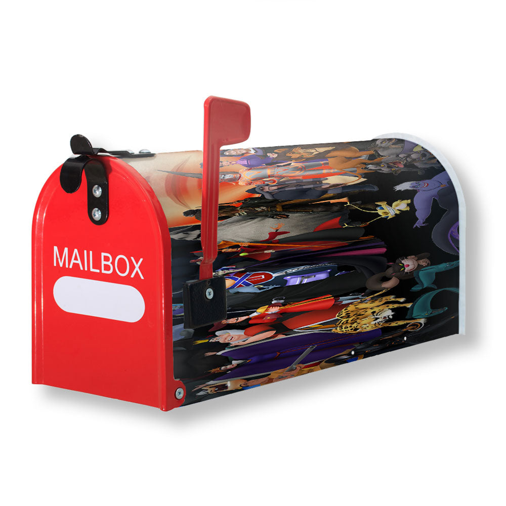 Kingdom Hearts Disney Villains Magnetic Mailbox Cover - 18.0" x 21.0"