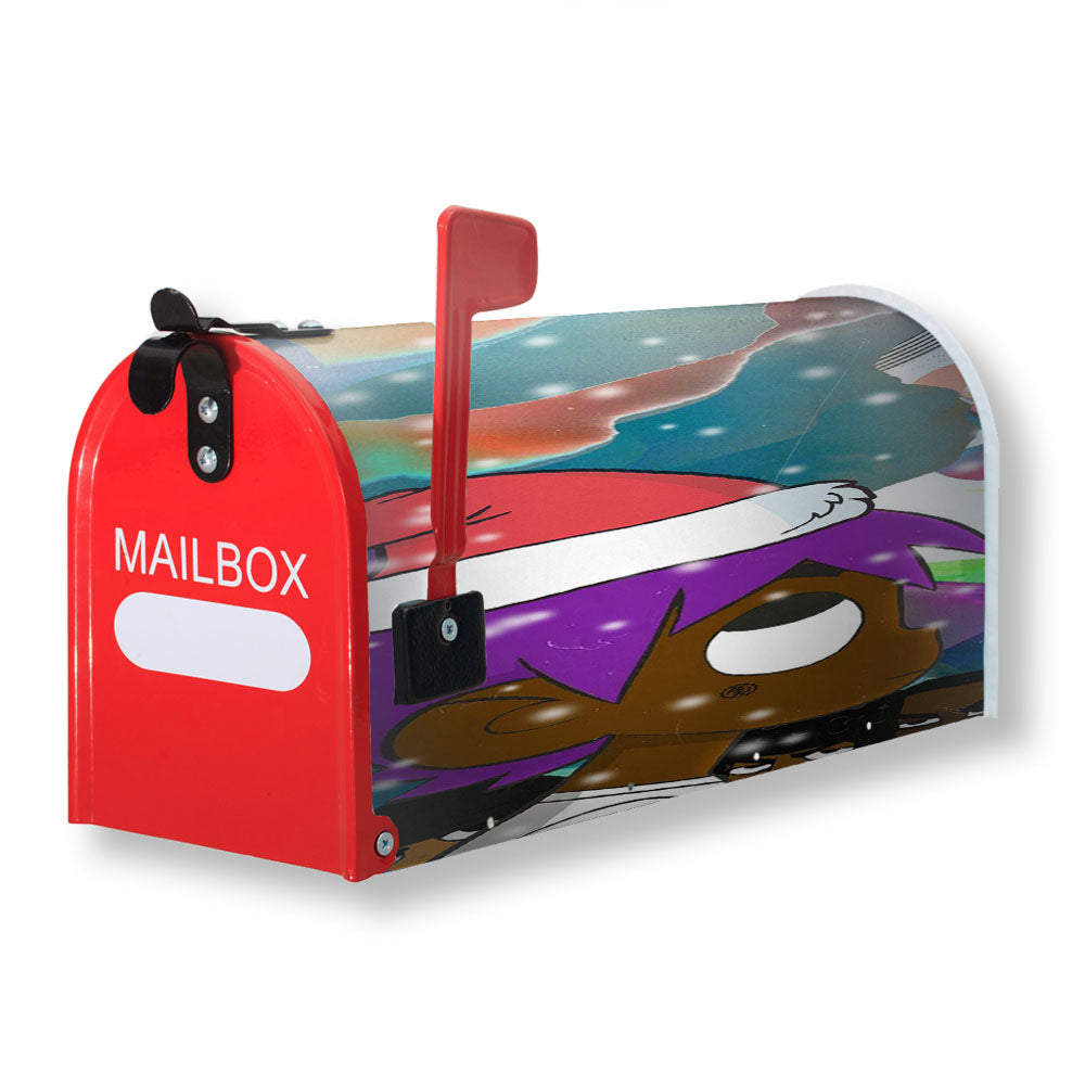 Lil Uzi Christmas Santa Magnetic Mailbox Cover - 18.0" x 21.0"