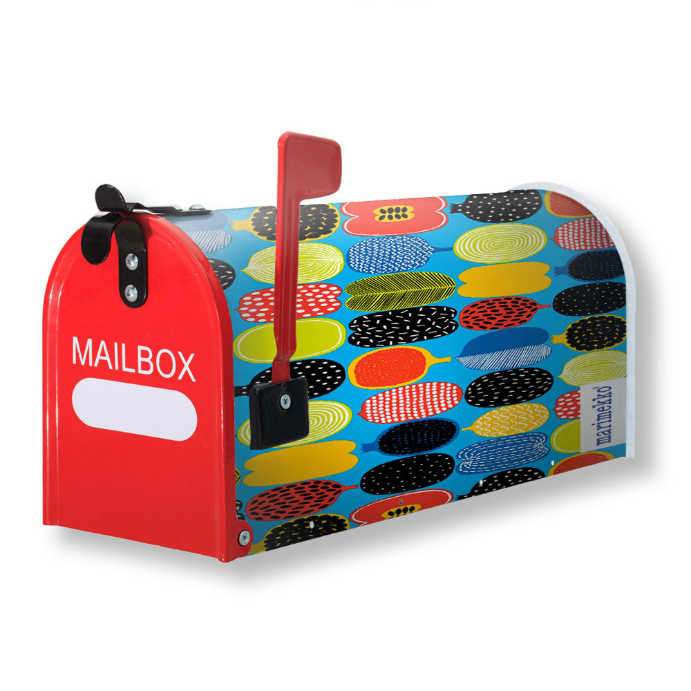 Marimekko Fruits Kompottimonogram Heritage Magnetic Mailbox Cover - 18.0" x 21.0"