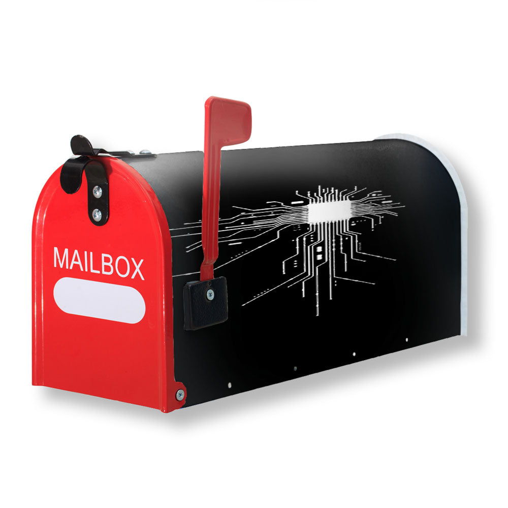 Mens Gift Cpu For Gamer Big Bang Theory Magnetic Mailbox Cover - 18.0" x 21.0"