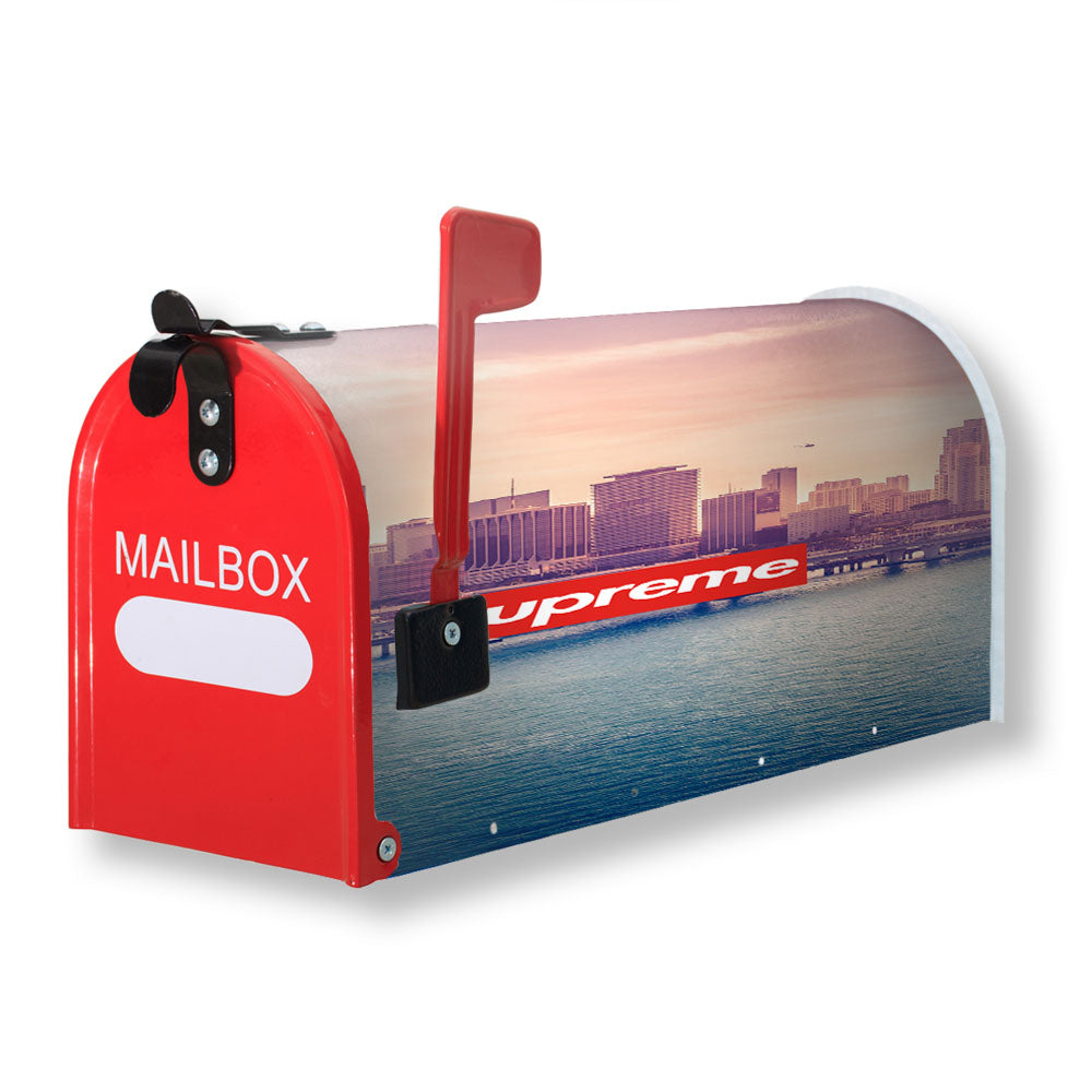 Miami Downtown Florida Magnetic Mailbox Cover - 18.0" x 21.0"