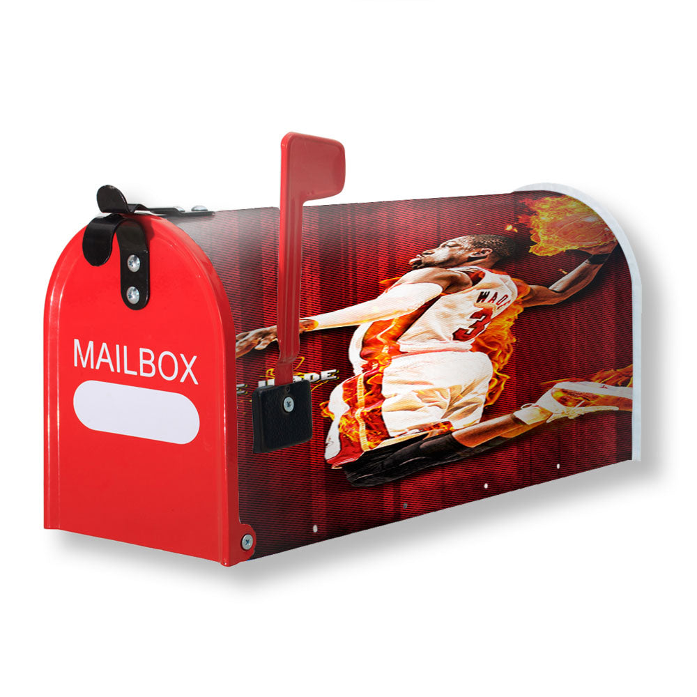 Miami Heat Dwyane Wade Magnetic Mailbox Cover - 18.0" x 21.0"