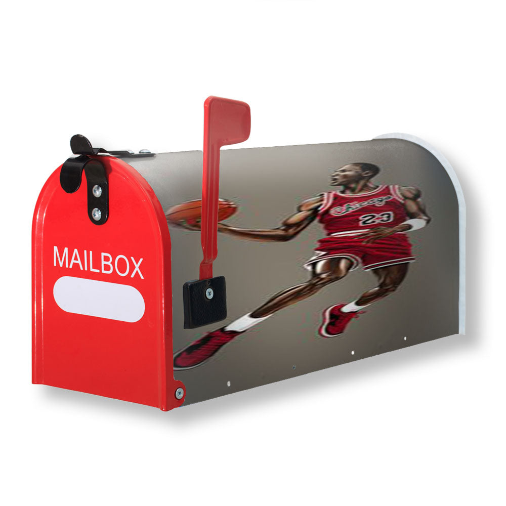 Michael Jordan Jump Shot Magnetic Mailbox Cover - 18.0" x 21.0"