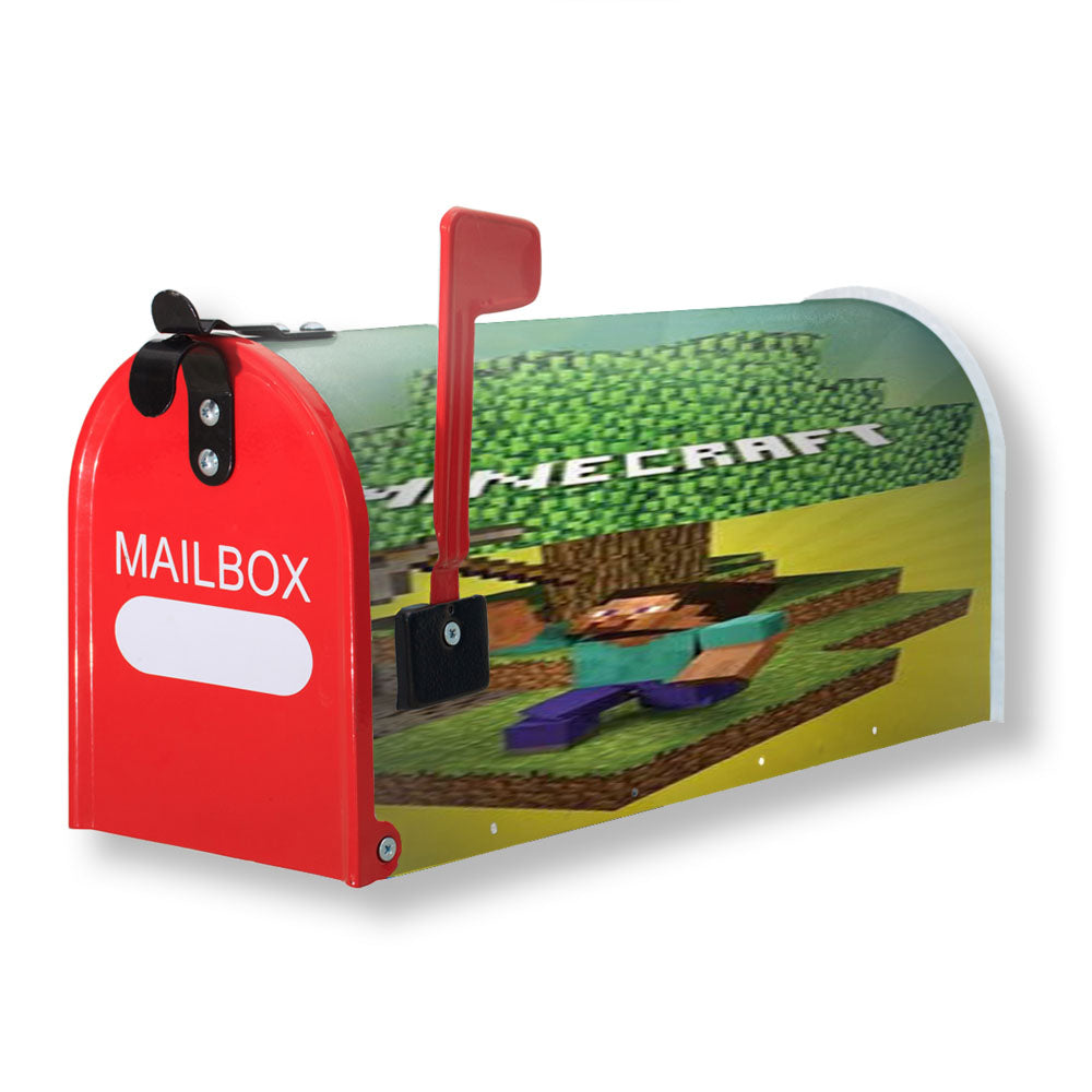 Minecraft Tree Magnetic Mailbox Cover - 18.0" x 21.0"