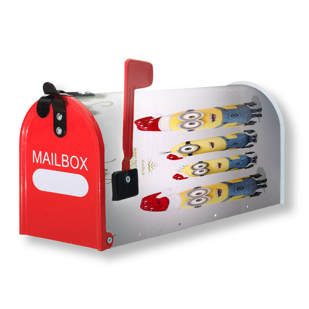 Minions Christmas Magnetic Mailbox Cover - 18.0" x 21.0"