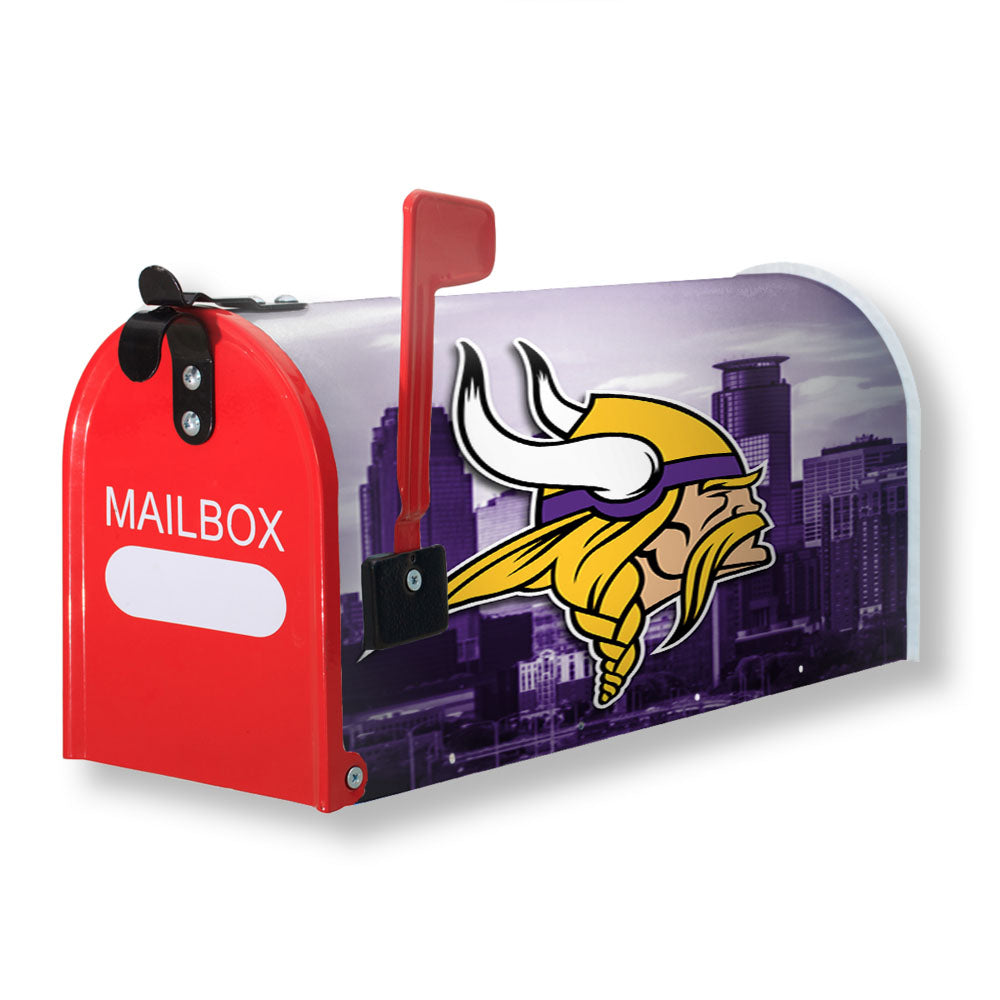 Minnesota Vikings Emblem Magnetic Mailbox Cover - 18.0" x 21.0"