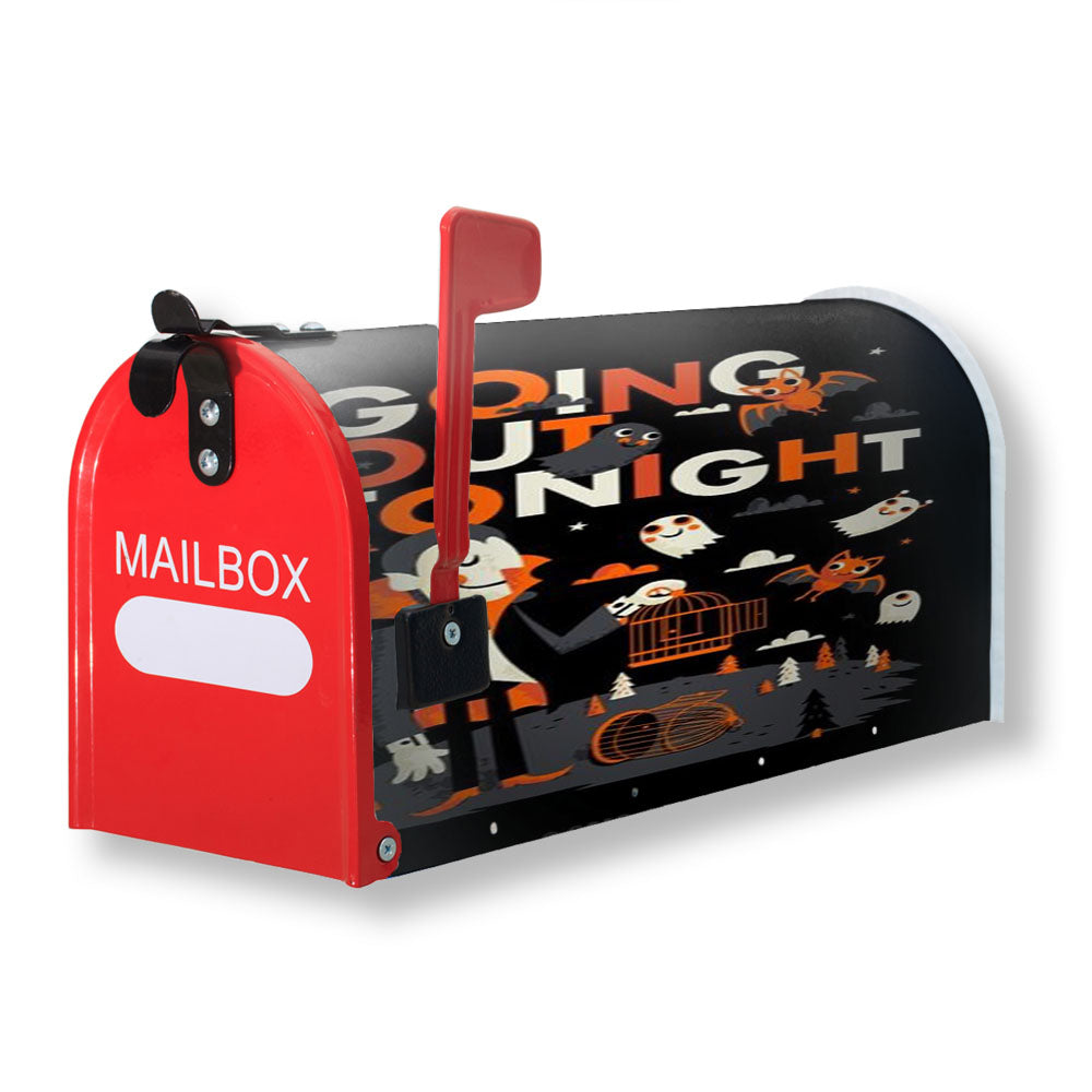 N-531 Halloween Going Out Tonight Magnetic Mailbox Cover - 18.0" x 21.0"