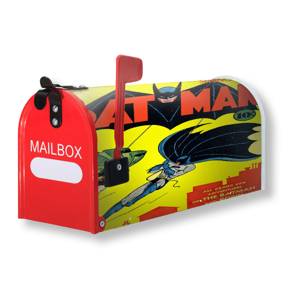 Number 1 Batman Retro Comic Magnetic Mailbox Cover - 18.0" x 21.0"