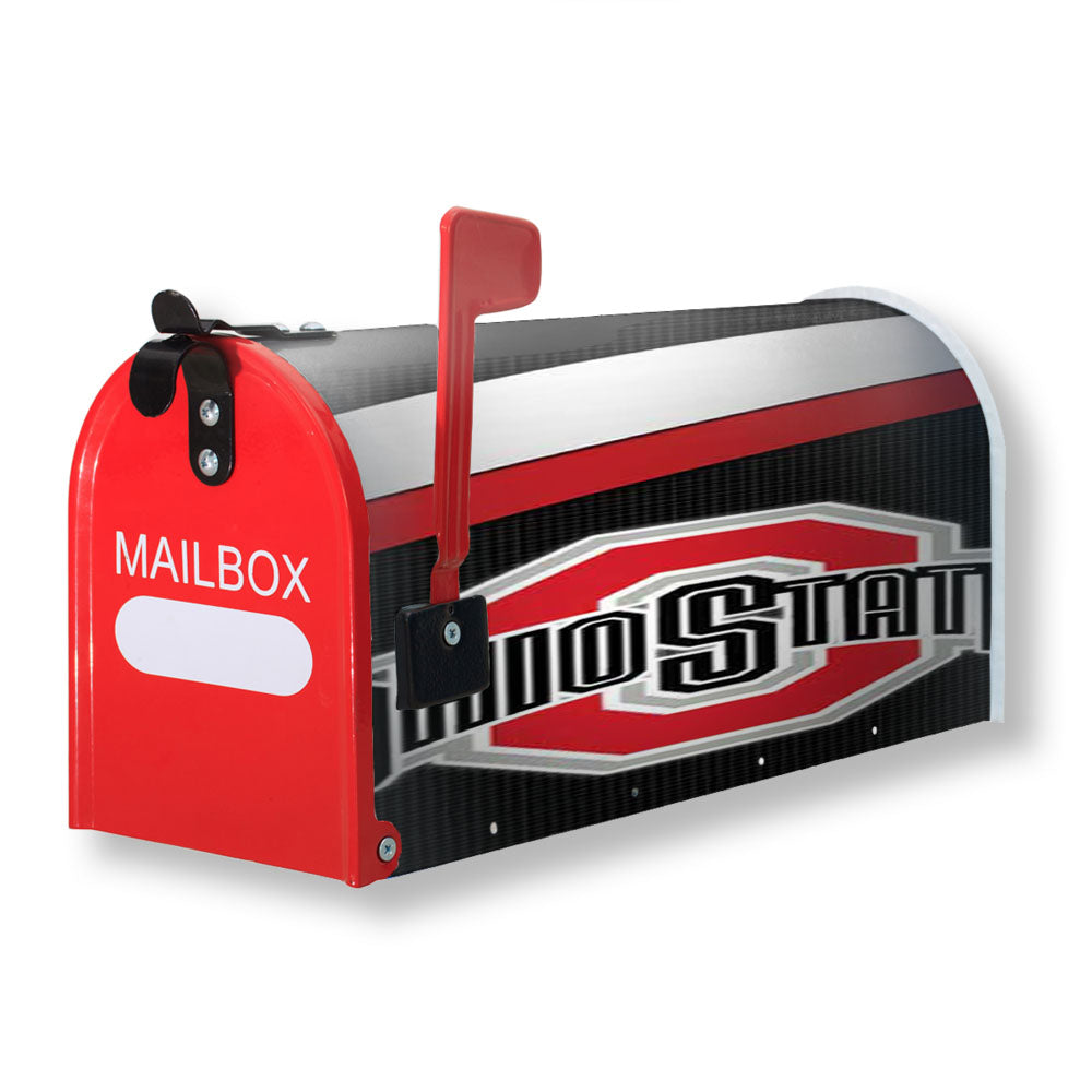Ohio State Logo Under Stripes Magnetic Mailbox Cover - 18.0" x 21.0"