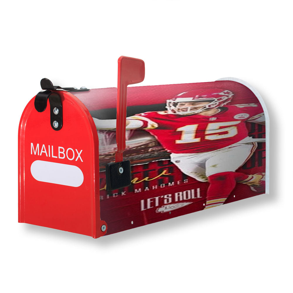 Patrick Mahomes Kc Chiefs Magnetic Mailbox Cover - 18.0" x 21.0"