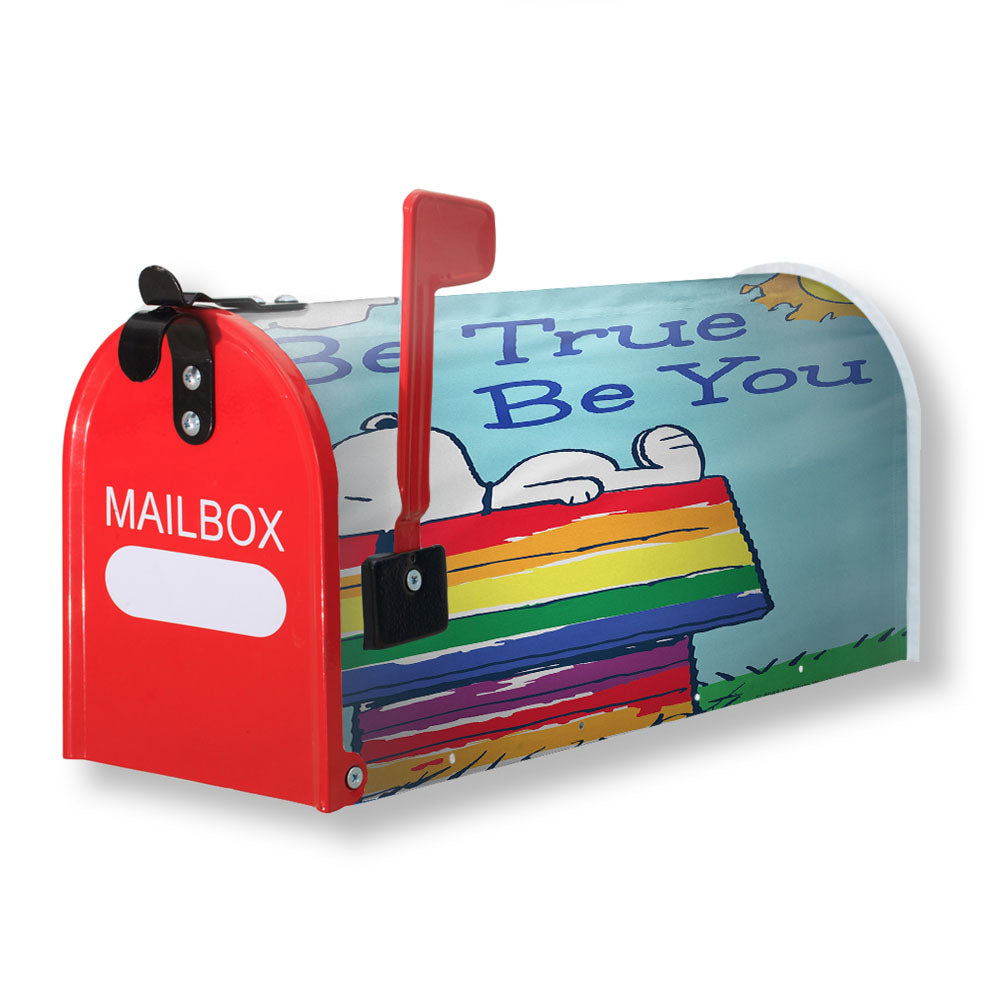 Peanuts Be True To You Snoopy Magnetic Mailbox Cover - 18.0" x 21.0"