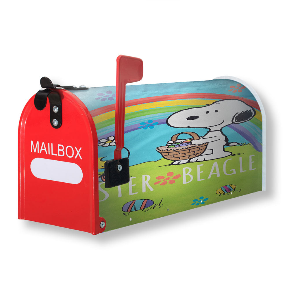 Peanuts Easter Beagle Snoopy Magnetic Mailbox Cover - 18.0" x 21.0"
