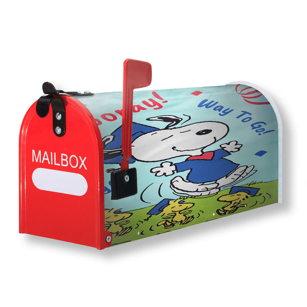 Peanuts Snoopy Graduation Magnetic Mailbox Cover - 18.0" x 21.0"