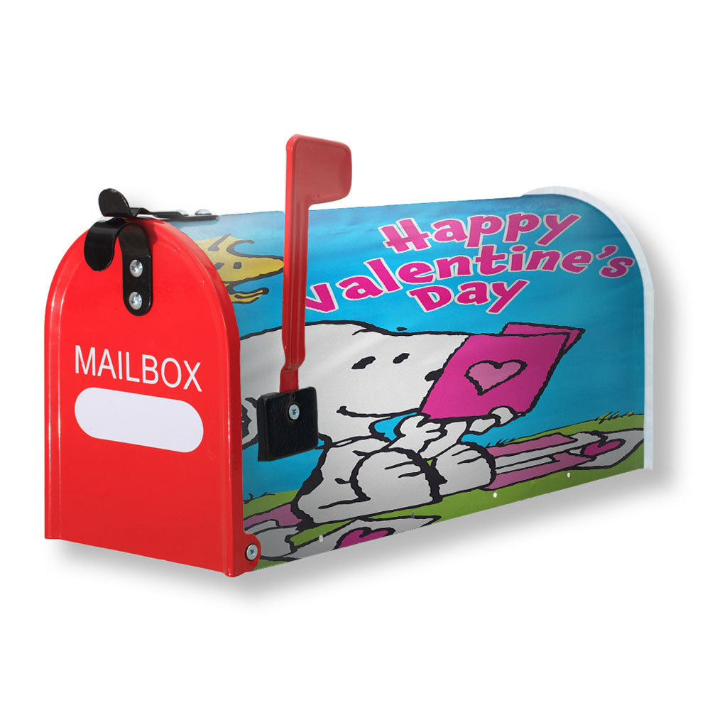 Peanuts Snoopy Happy Valentines Day Magnetic Mailbox Cover - 18.0" x 21.0"