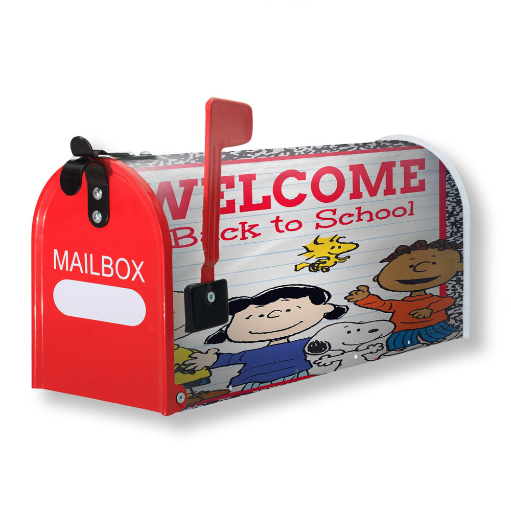 Peanuts Welcome Back To School Peanuts And The Gang Magnetic Mailbox Cover - 18.0" x 21.0"
