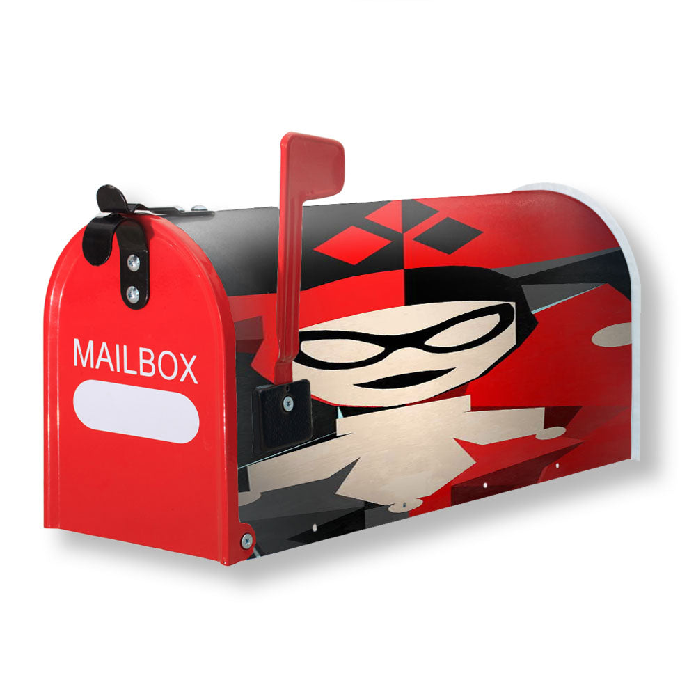 Quinn Batman Joker Diamond Magnetic Mailbox Cover - 18.0" x 21.0"