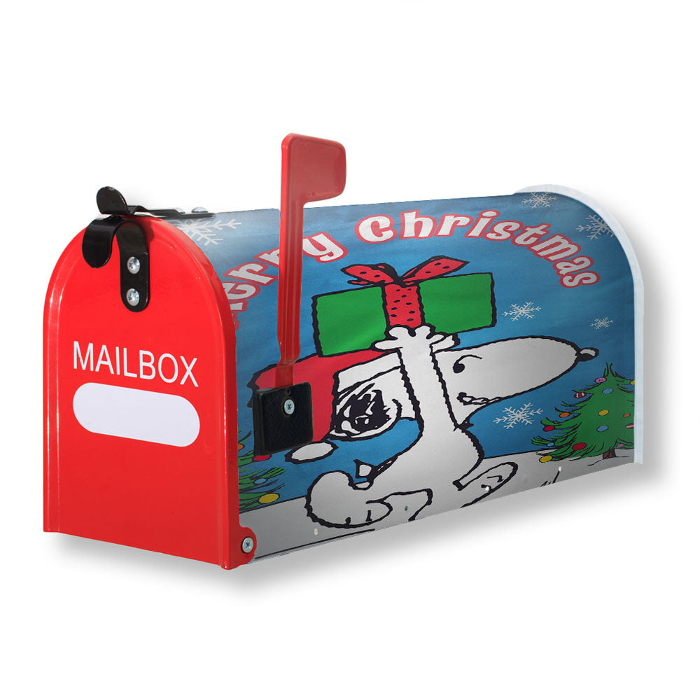 Snoopy Christmas Peanuts Magnetic Mailbox Cover - 18.0" x 21.0"